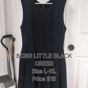 BCBG Black Sleeveless Dress